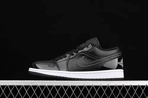 All categories Air Jordan Jordan series basketball shoes Air Jordan 1 Low Air Jordan 1 Low ASW AJ1 Joe 1 low-top All-star patent leather black low-top basketball shoes DD1650-001